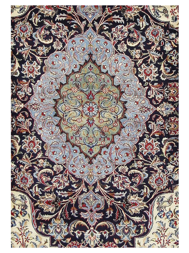 Pacific Mashad 16711 Ivory Traditional Semi Antique Rug