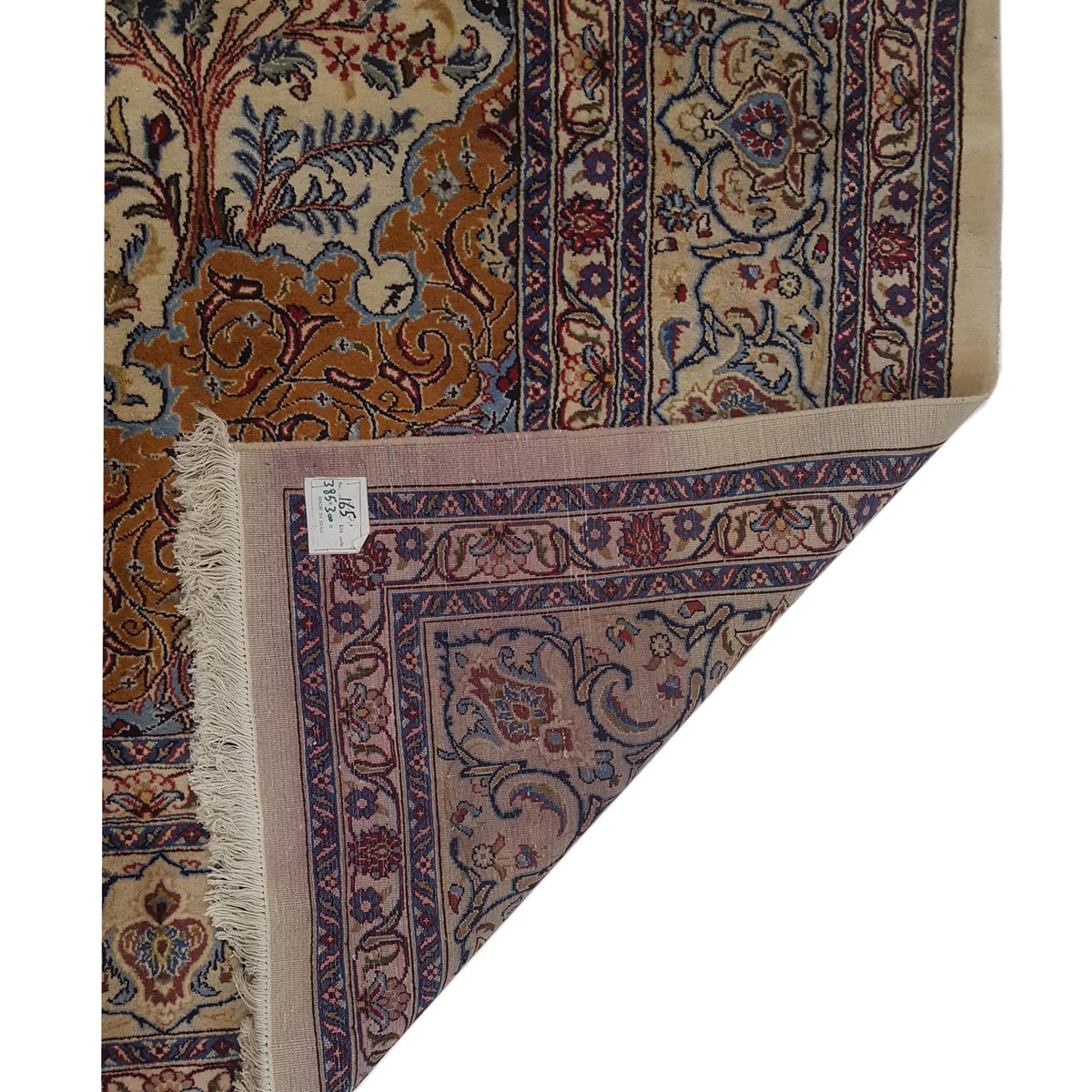 Pacific Mashad 16711 Ivory Traditional Semi Antique Rug
