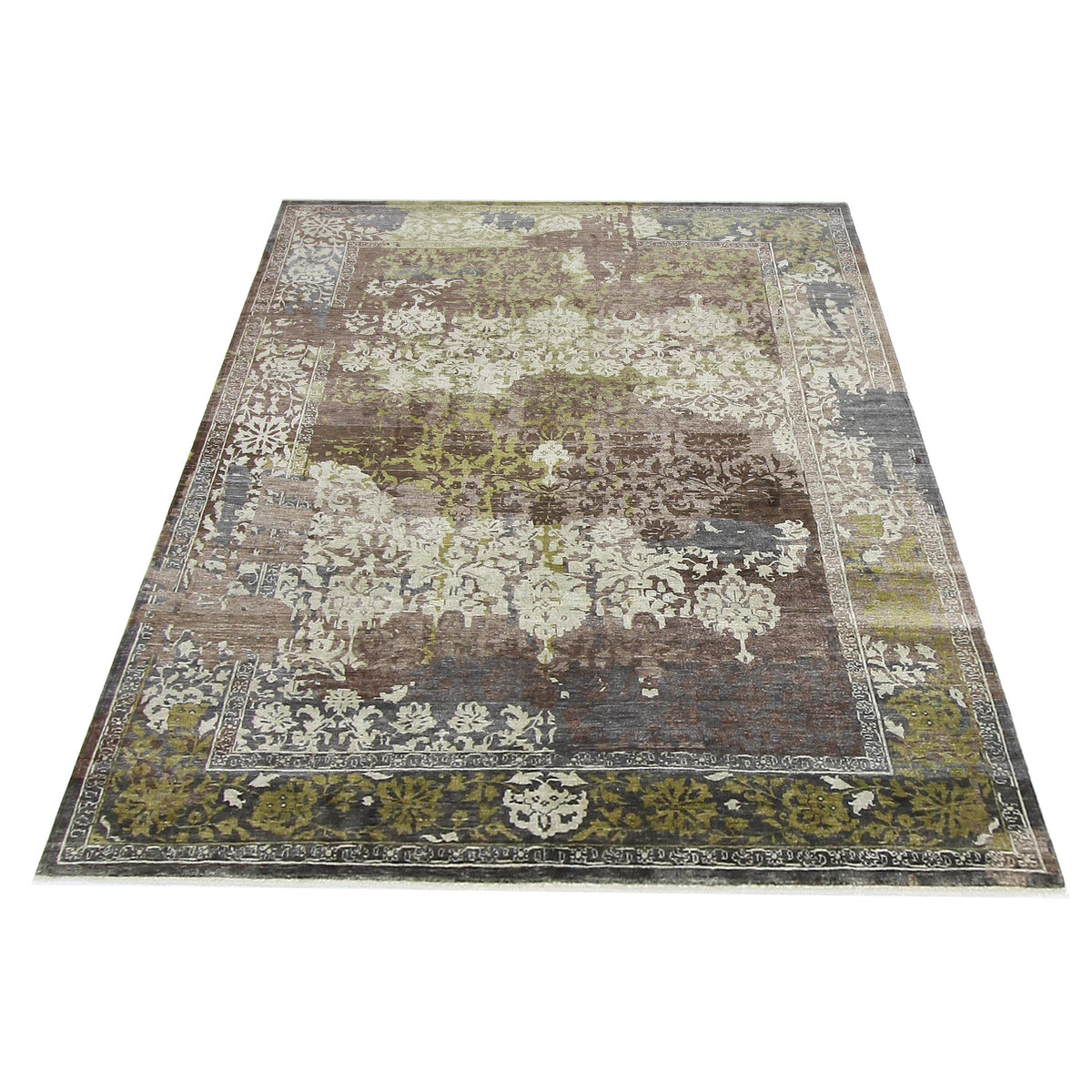 Pacific La Paz 16738 Camel Multi Transitional Hand Knotted Rug