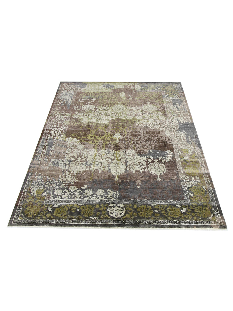 Pacific La Paz 16738 Camel Multi Transitional Hand Knotted Rug