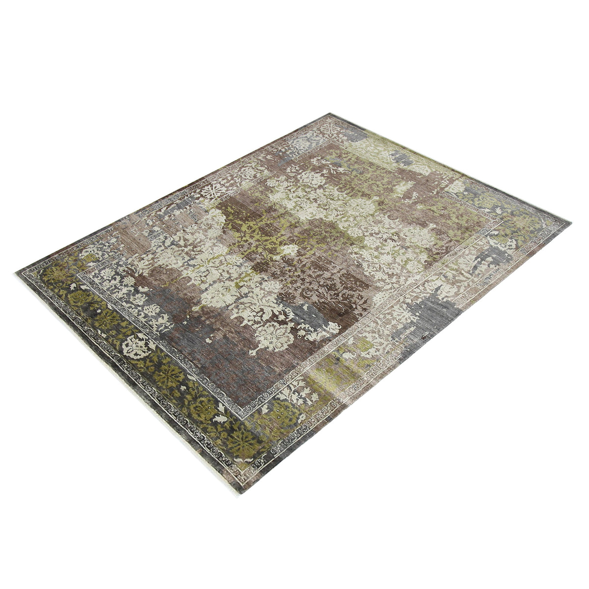 Pacific La Paz 16738 Camel Multi Transitional Hand Knotted Rug
