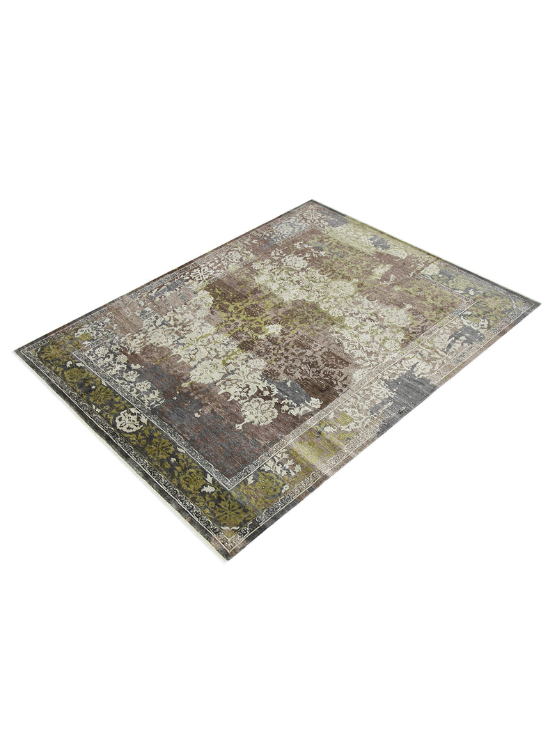 Pacific La Paz 16738 Camel Multi Transitional Hand Knotted Rug