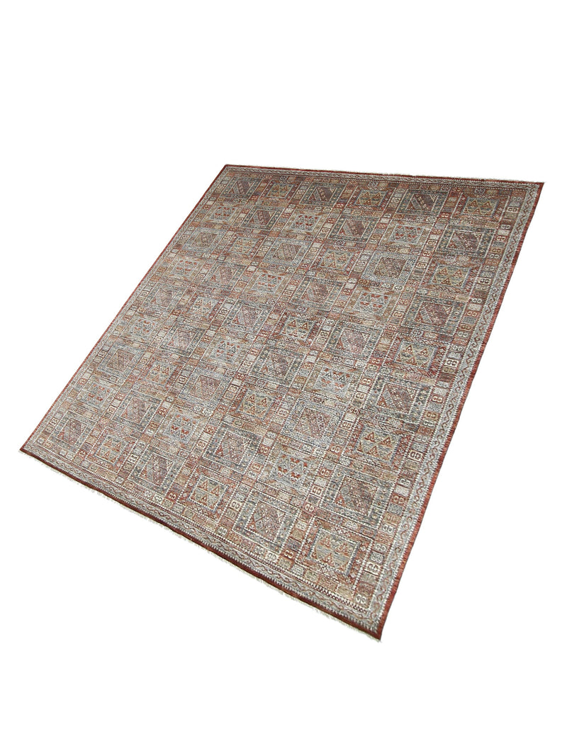 Pacific Baltimore 16746 Rust Grey Traditional Hand Knotted Rug