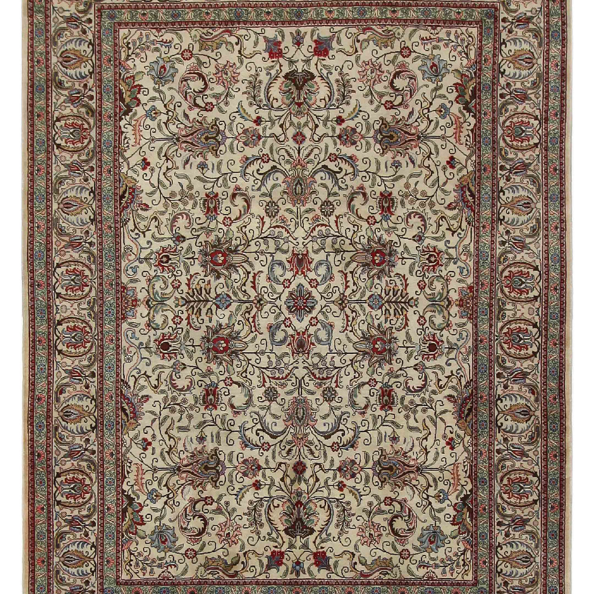 Pacific Tabriz  Beige Beige Traditional