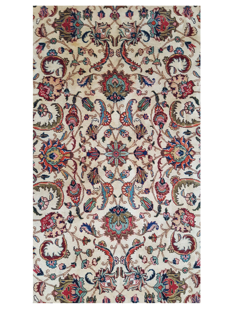 Pacific Tabriz 16825 Beige Red Traditional Hand Knotted Rug