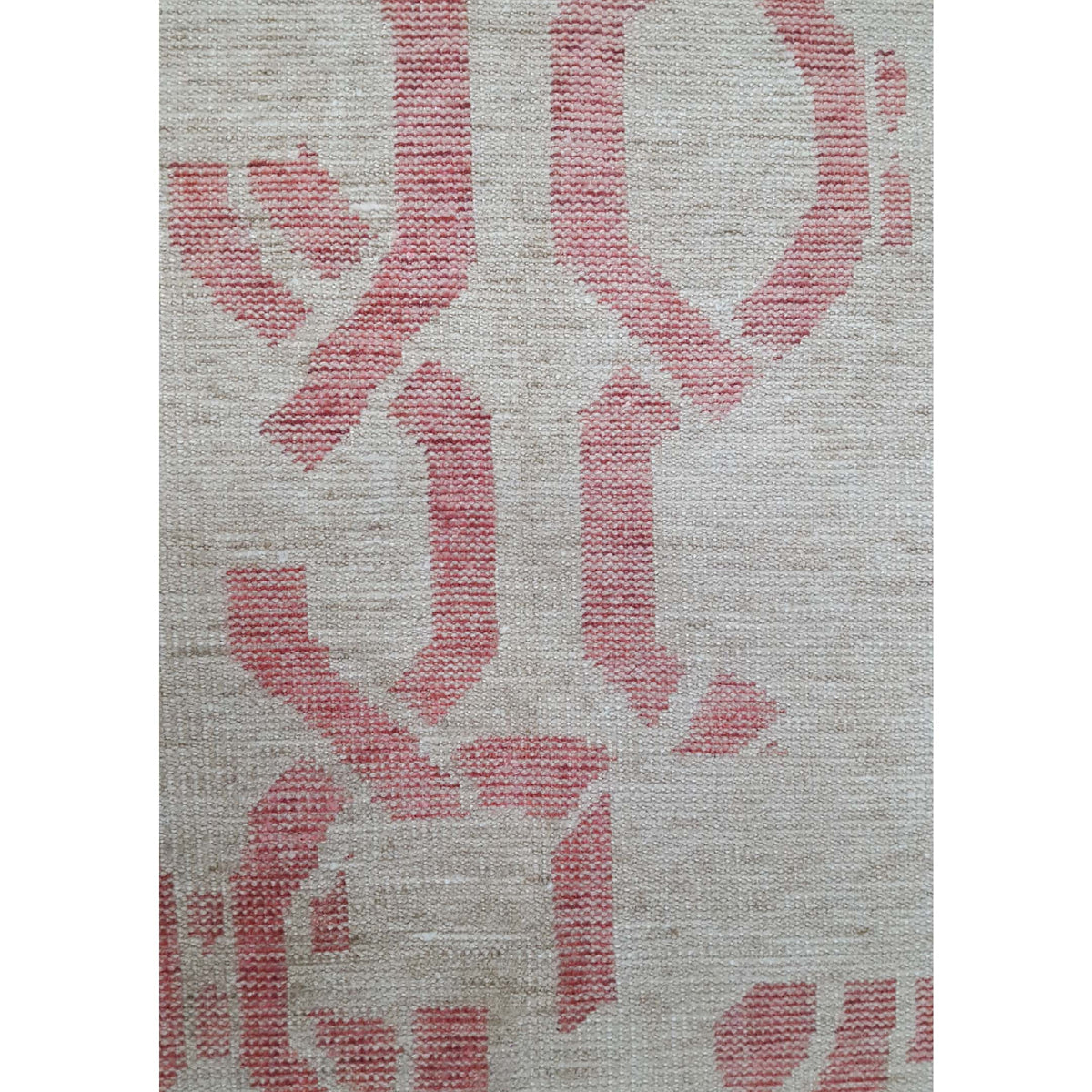 Pacific Water Colors 16898 Beige Red Modern Hand Knotted Rug