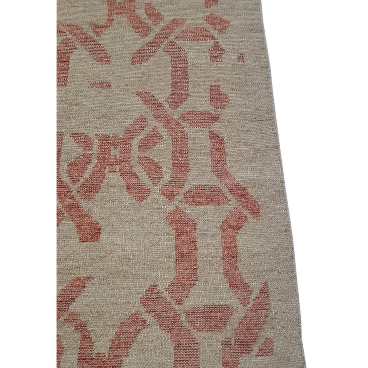 Pacific Water Colors 16899 Beige Red Modern Hand Knotted Rug