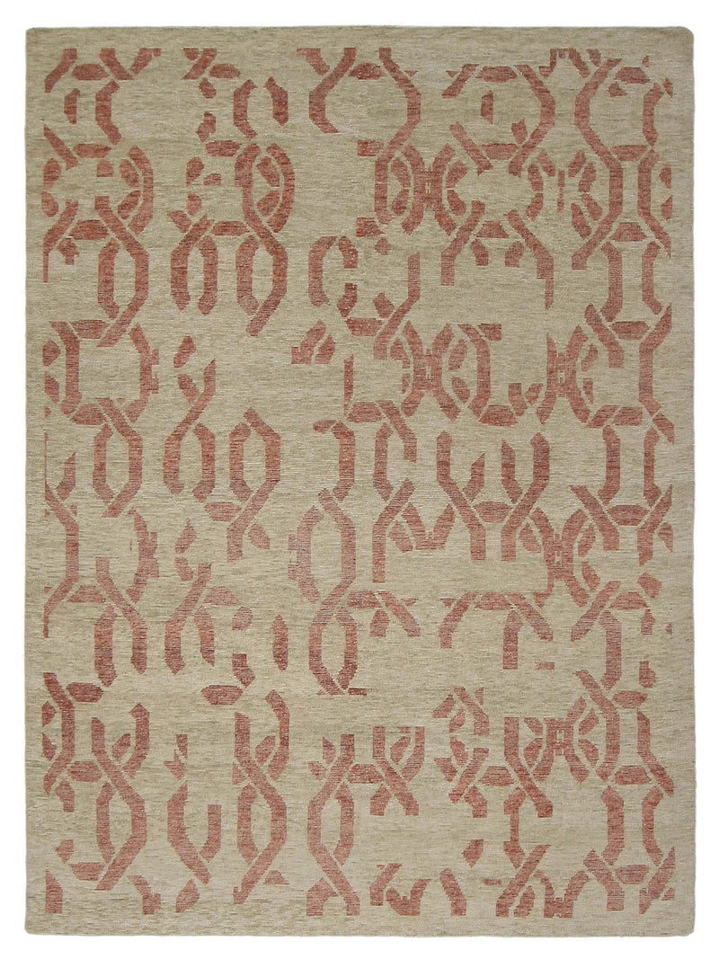 Pacific Water Colors  Beige Red Modern