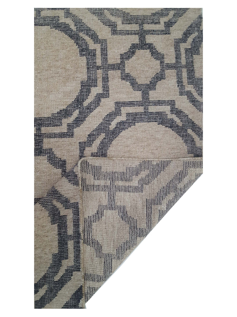 Pacific Water Colors 16902 Beige Charcoal Modern Hand Knotted Rug