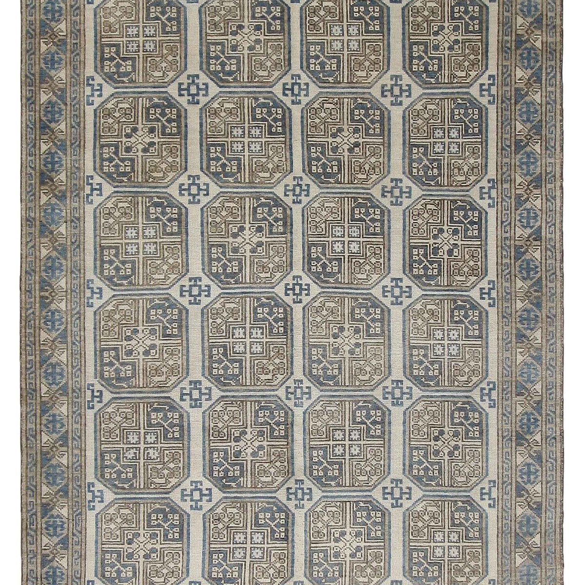 Pacific Tribal  Beige Lt.Blue Transitional