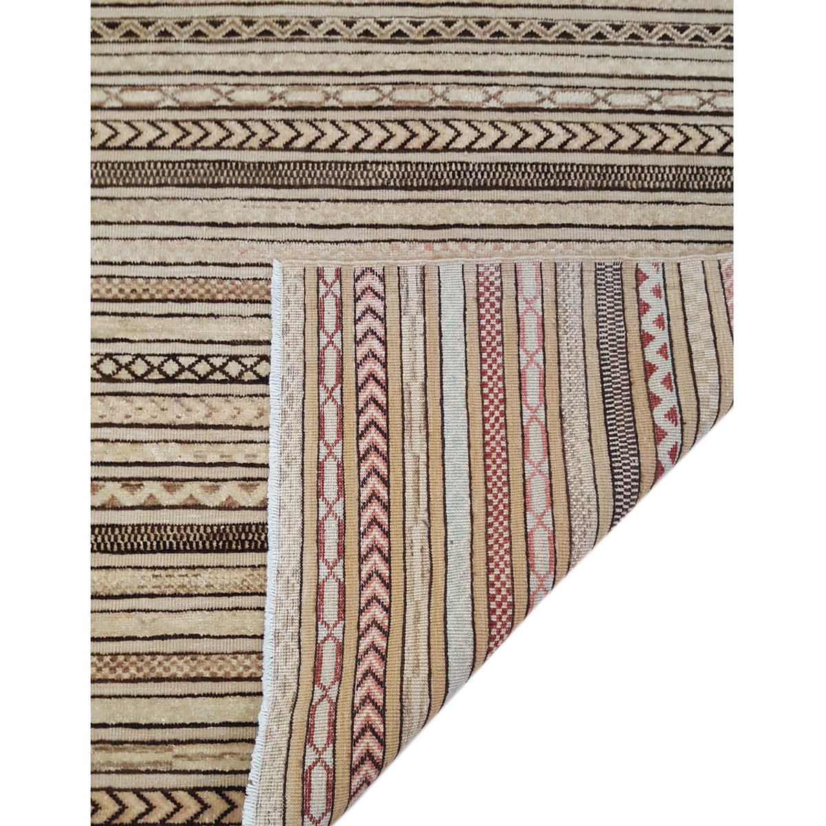 Pacific Modern 17020 Beige Brown Contemporary Hand Knotted Rug