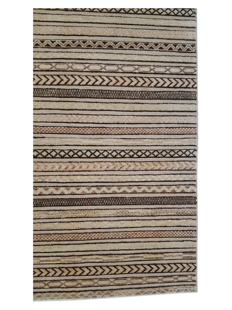 Pacific Modern 17020 Beige Brown Contemporary Hand Knotted Rug