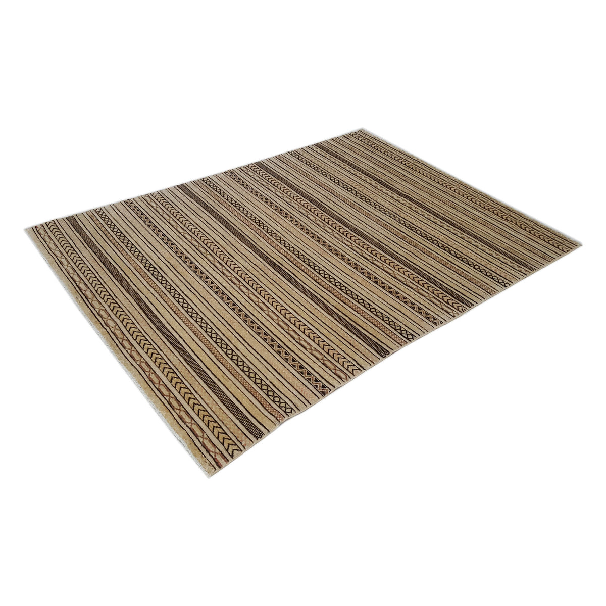 Pacific Modern 17020 Beige Brown Contemporary Hand Knotted Rug