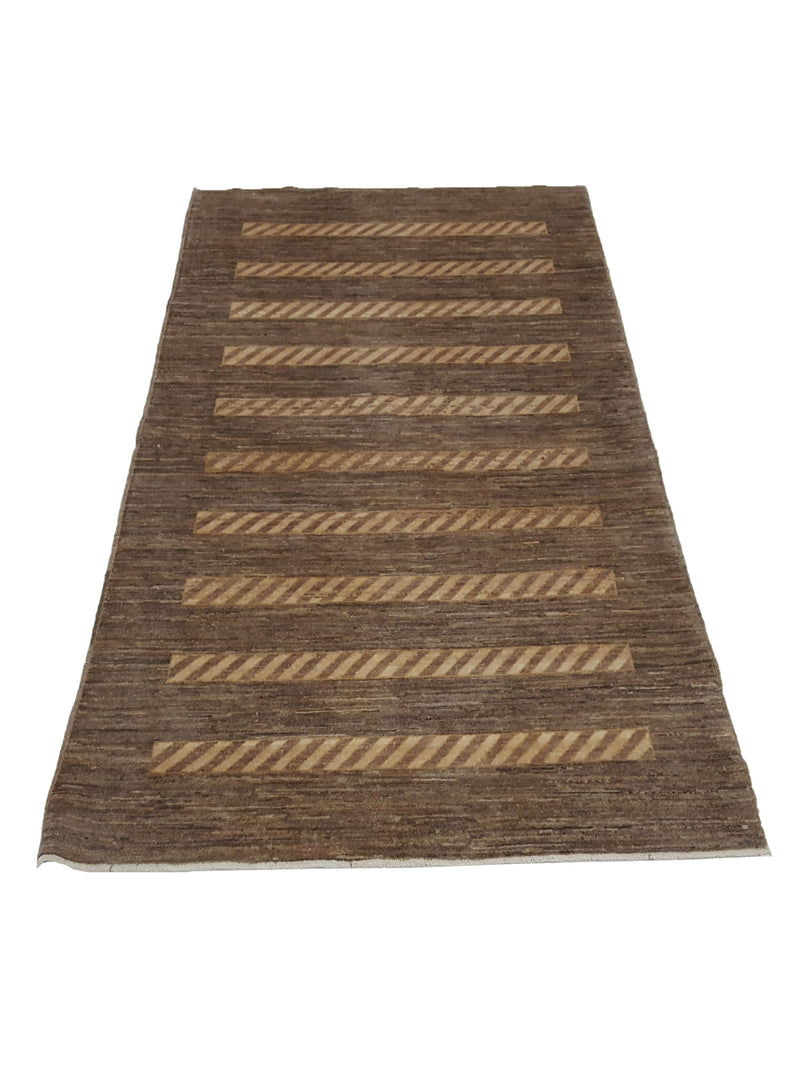 Pacific Modern 17026 Brown Brown Contemporary Hand Knotted Rug