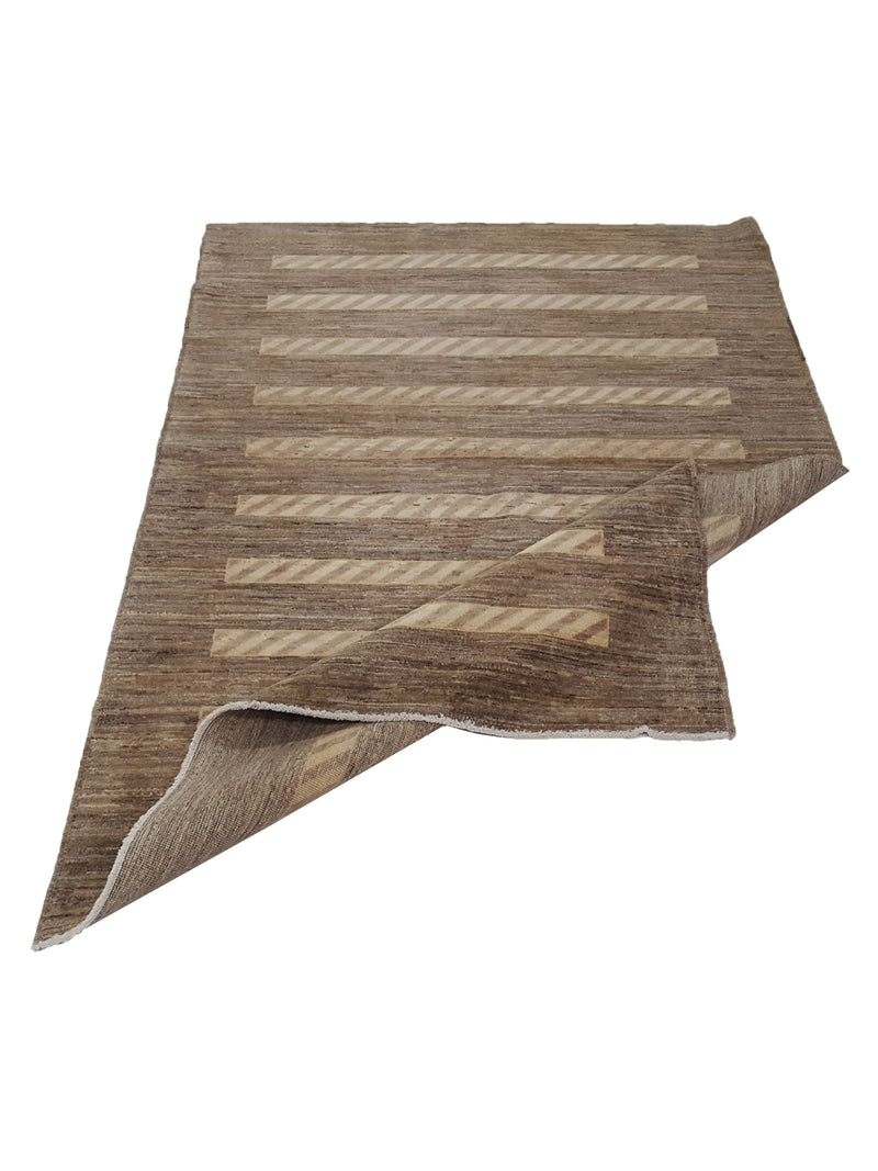 Pacific Modern 17026 Brown Brown Contemporary Hand Knotted Rug