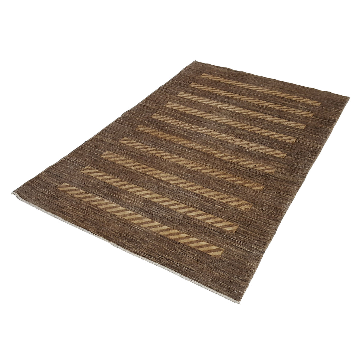 Pacific Modern 17026 Brown Brown Contemporary Hand Knotted Rug