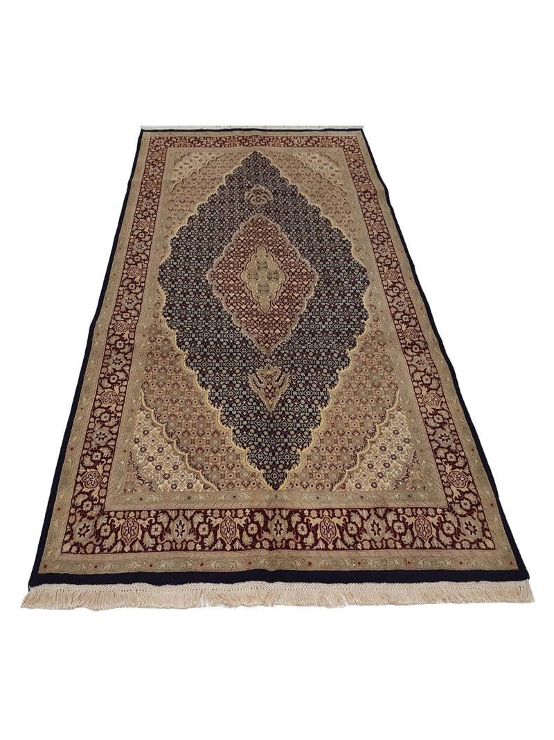 Pacific Tabriz-Pk 17057 Navy Red Traditional Hand Knotted Rug