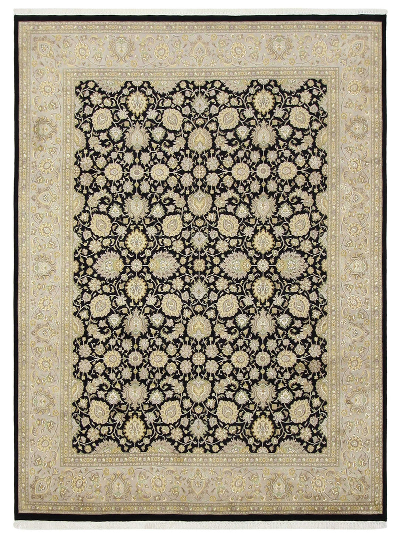 Pacific Kashan-Pk  Black Beige Traditional