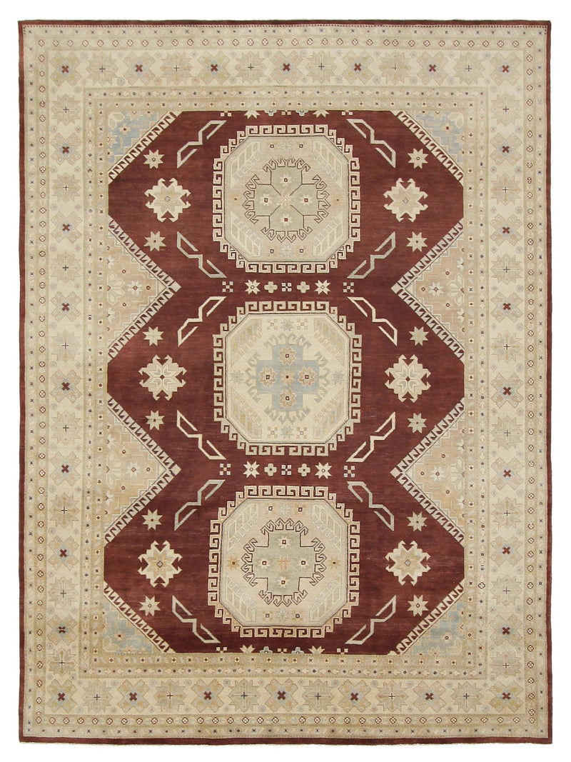 Pacific Kazak  Brown Ivory Traditional