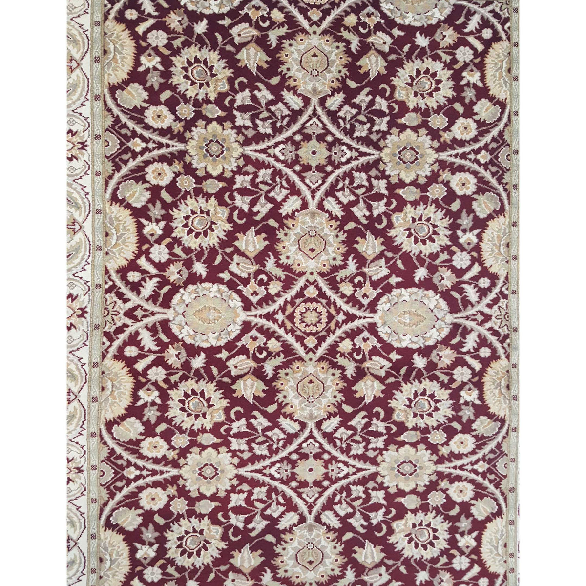 Pacific Tabriz-Pk 17101 Red Ivory Traditional Hand Knotted Rug
