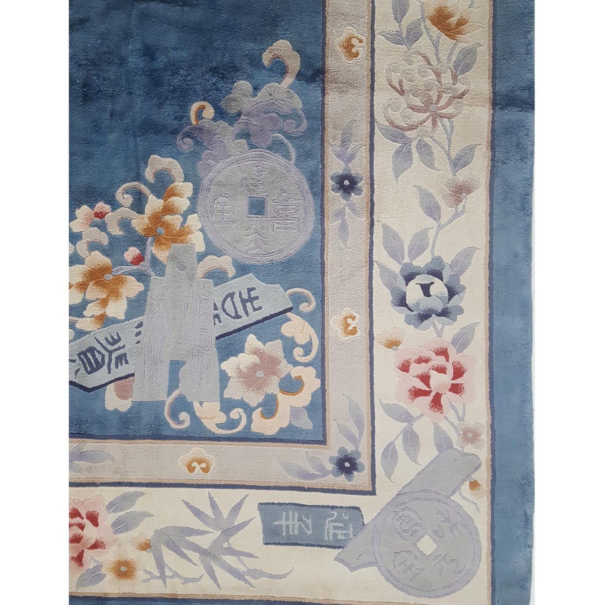 Pacific Peking 17111 Blue Ivory Traditional Hand Knotted Rug
