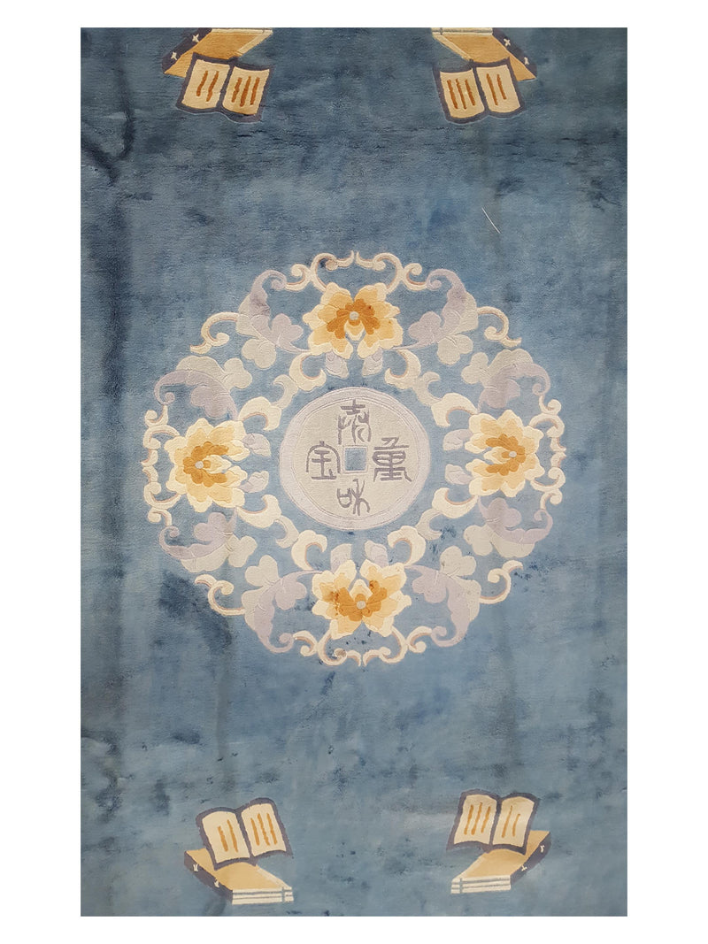 Pacific Peking 17111 Blue Ivory Traditional Hand Knotted Rug