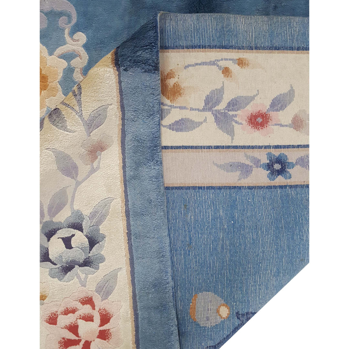 Pacific Peking 17111 Blue Ivory Traditional Hand Knotted Rug