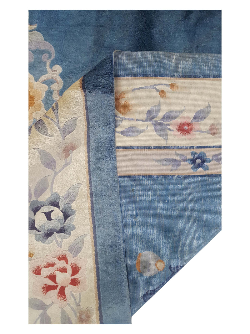 Pacific Peking 17111 Blue Ivory Traditional Hand Knotted Rug