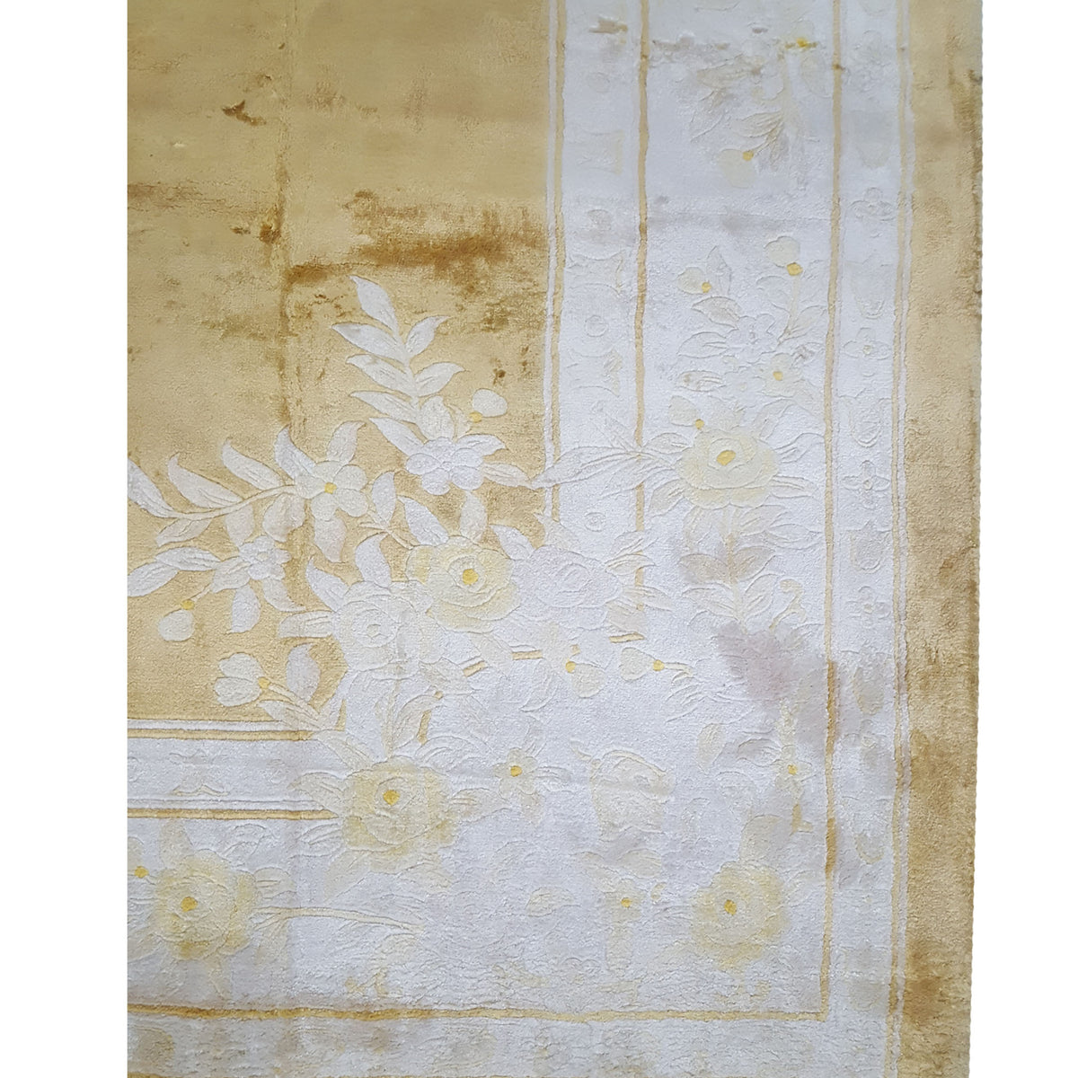 Pacific Peking 17112 Yellow Ivory Transitional Hand Knotted Rug