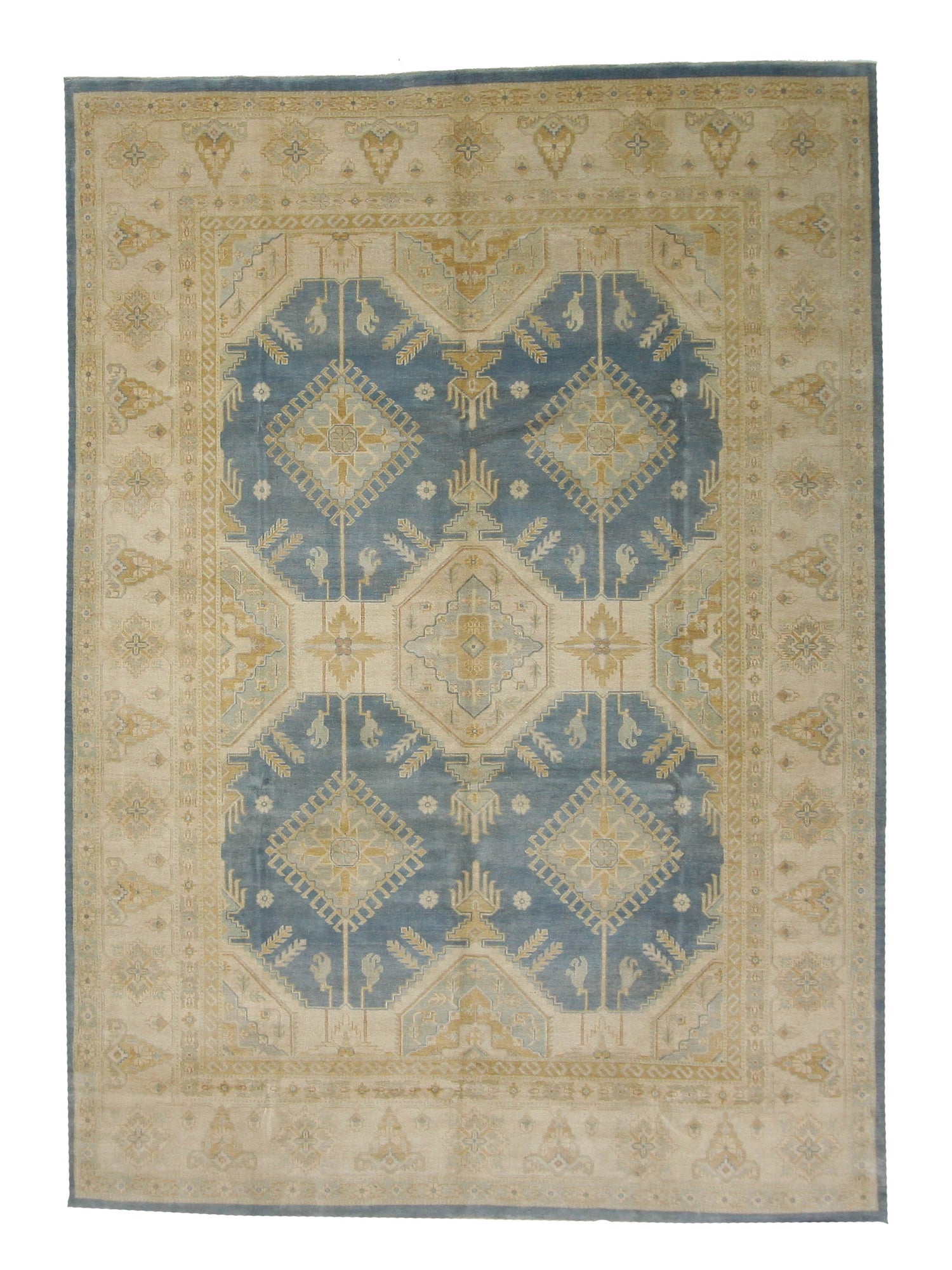Pacific Kazak  Lt.Blue Ivory Traditional