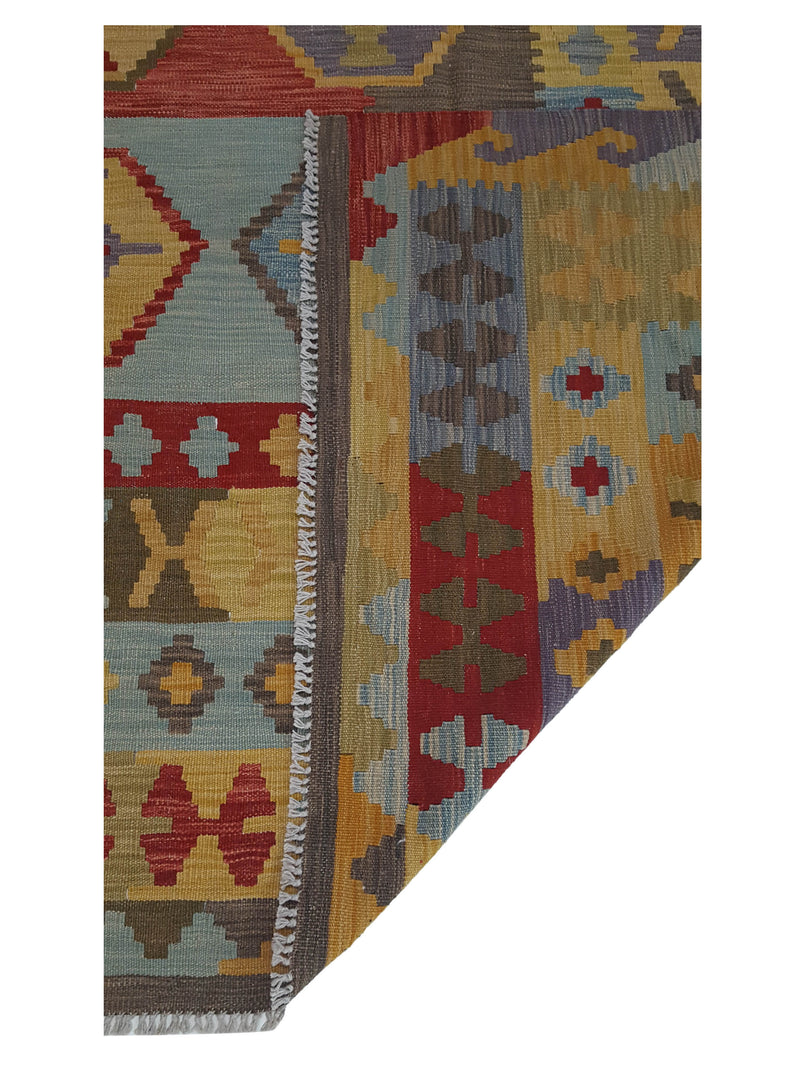 Aura Kilim 17147 Multi Multi Kilim Hand Woven Rug