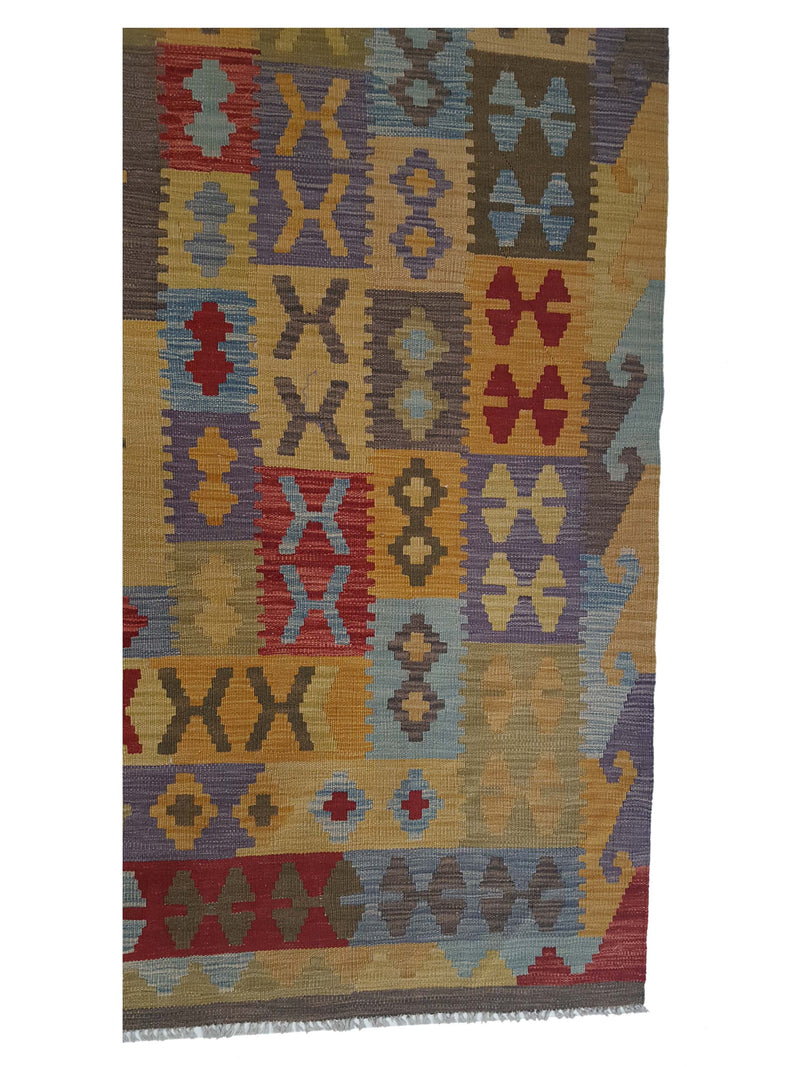 Aura Kilim 17147 Multi Multi Kilim Hand Woven Rug