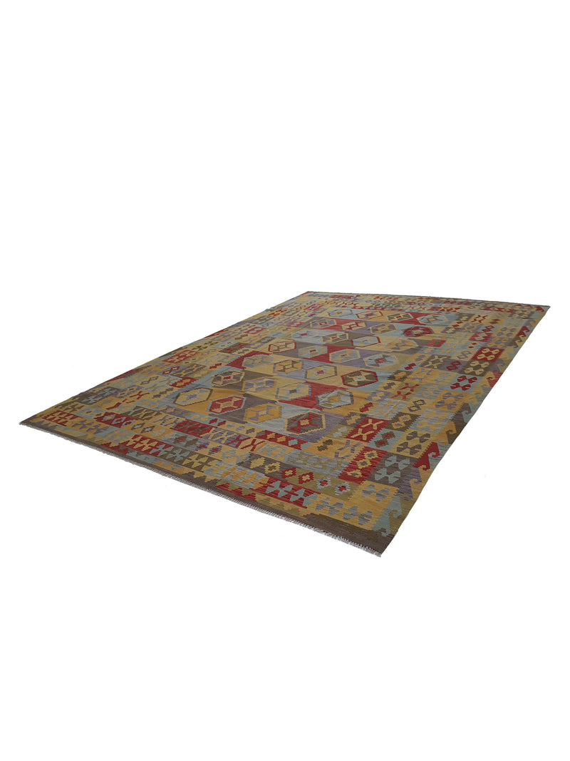 Aura Kilim 17147 Multi Multi Kilim Hand Woven Rug