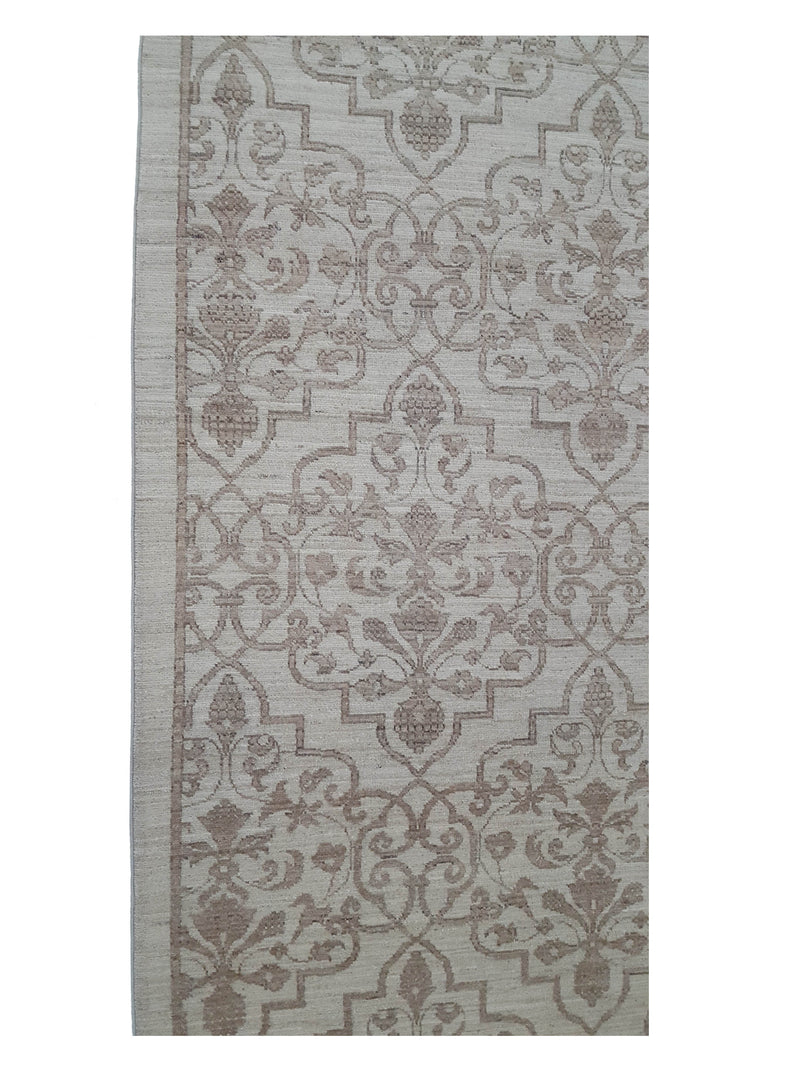 Pacific Farahan 17148 Ivory Ivory Transitional Hand Knotted Rug