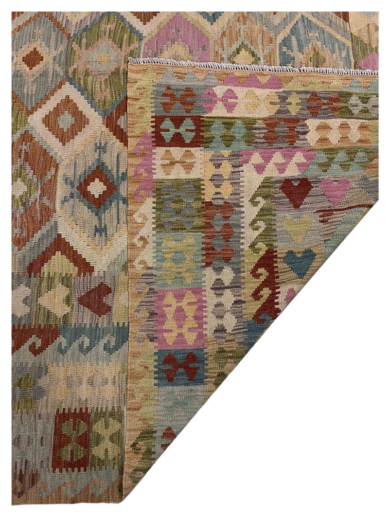 Aura Kilim 17156 Multi Multi Kilim Hand Woven Rug