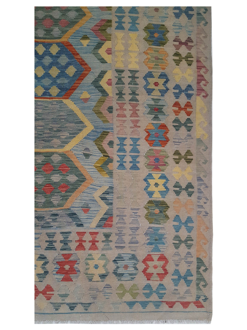 Aura Kilim 17160 Multi Multi Kilim Hand Woven Rug