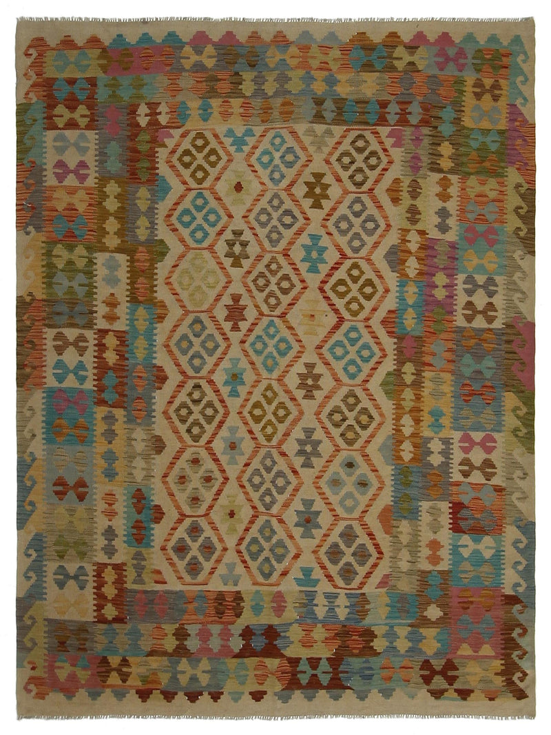 Aura Kilim  Yellow Multi Kilim