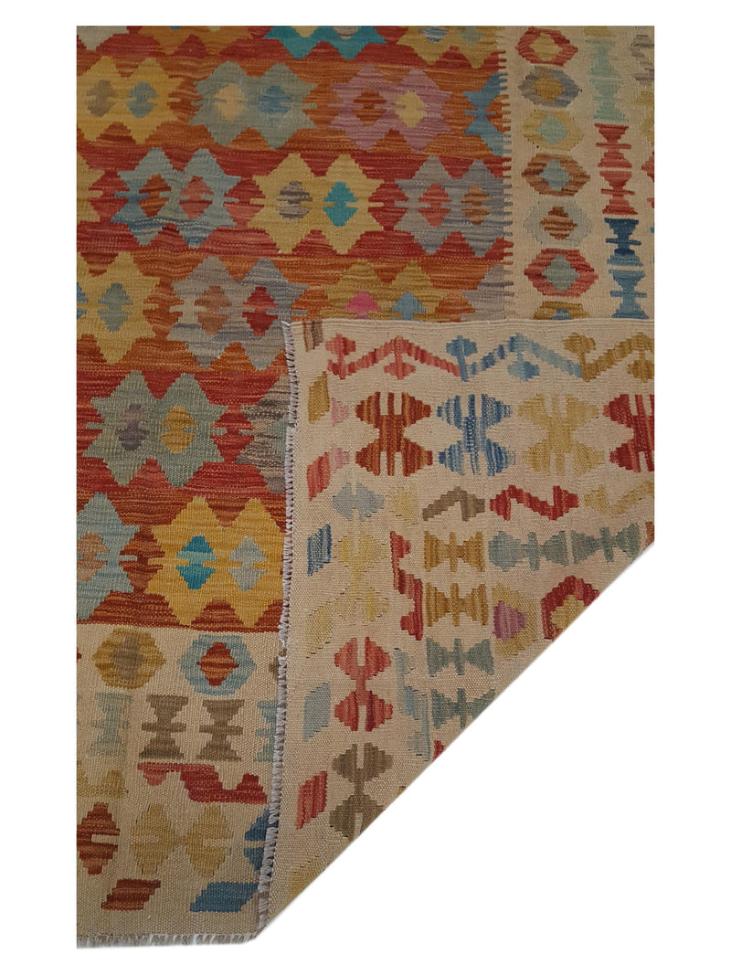 Aura Kilim 17169 Multi Multi Kilim Hand Woven Rug