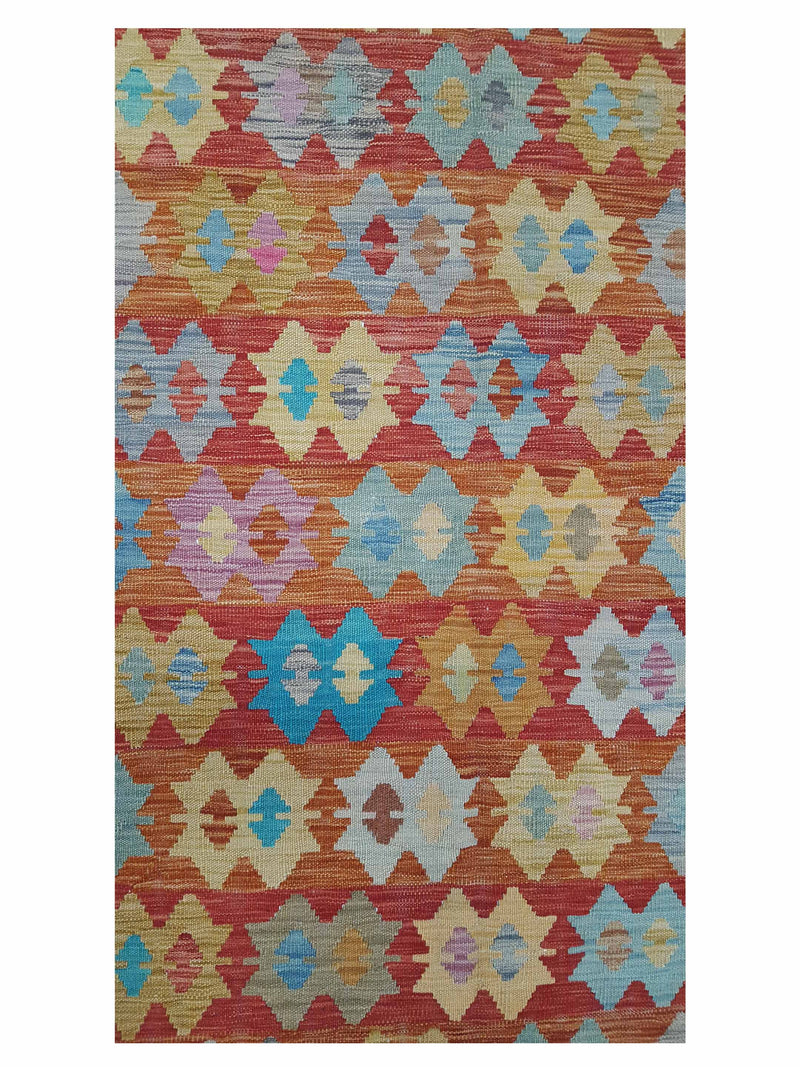 Aura Kilim 17169 Multi Multi Kilim Hand Woven Rug