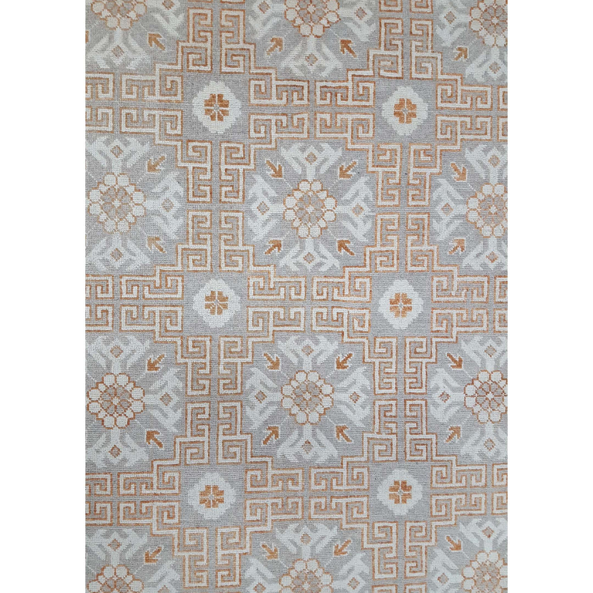 Pacific Khotan 17170 Grey Brick Transitional Hand Knotted Rug