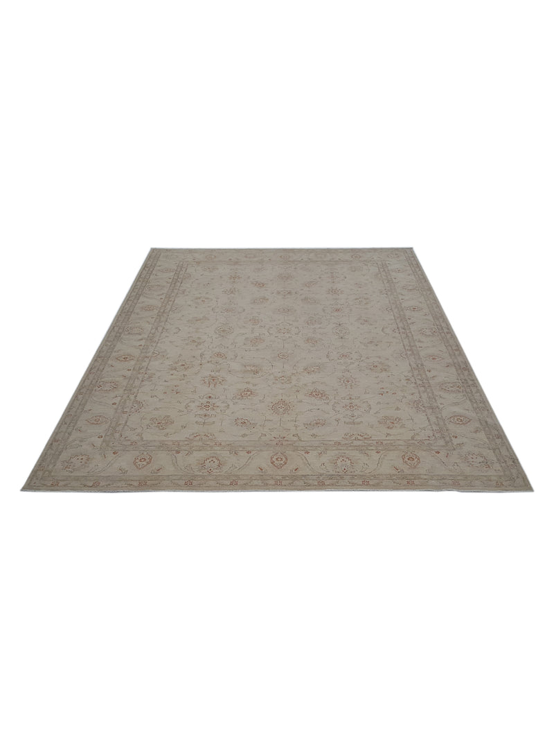 Pacific Farahan 17171 Ivory Ivory Transitional Hand Knotted Rug
