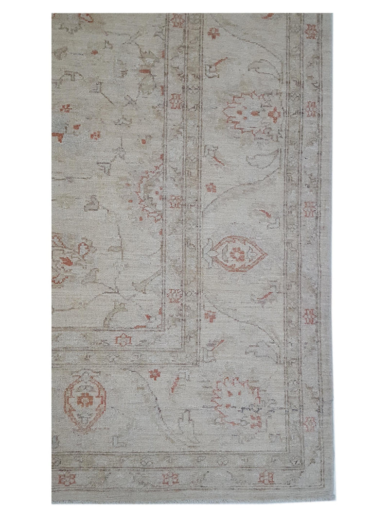 Pacific Farahan 17171 Ivory Ivory Transitional Hand Knotted Rug