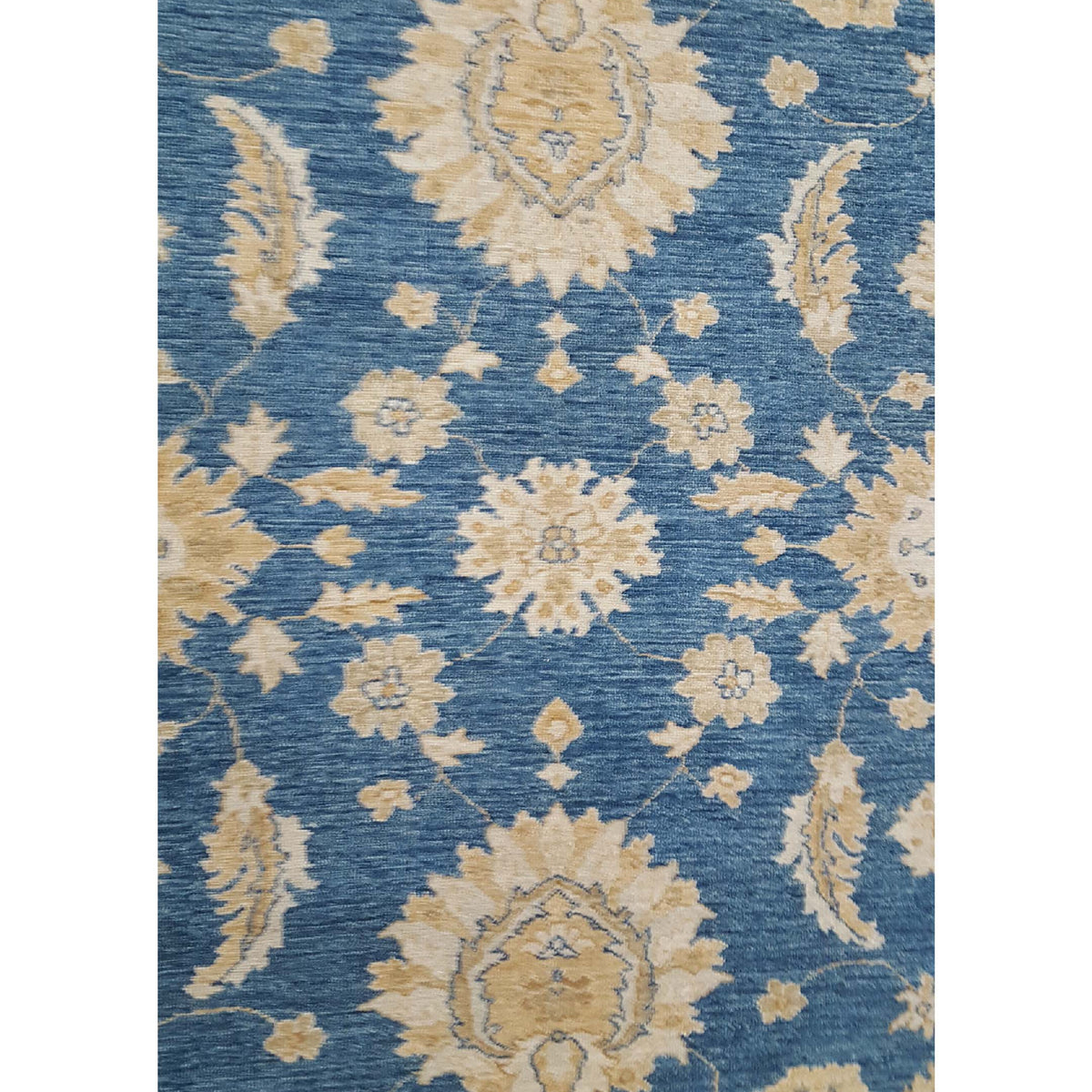 Pacific Farahan 17172 Blue Peach Traditional Hand Knotted Rug