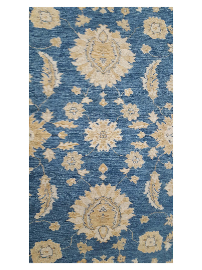 Pacific Farahan 17172 Blue Peach Traditional Hand Knotted Rug
