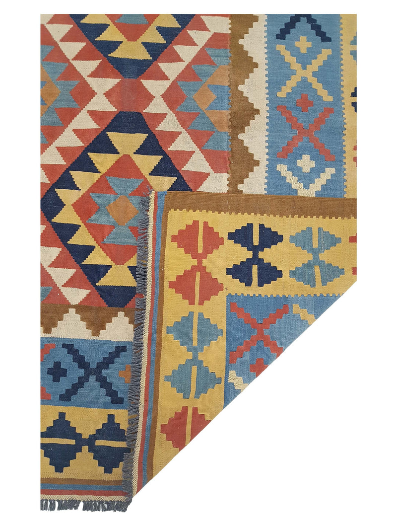 Aura Kilim 17173 Multi Multi Kilim Hand Woven Rug