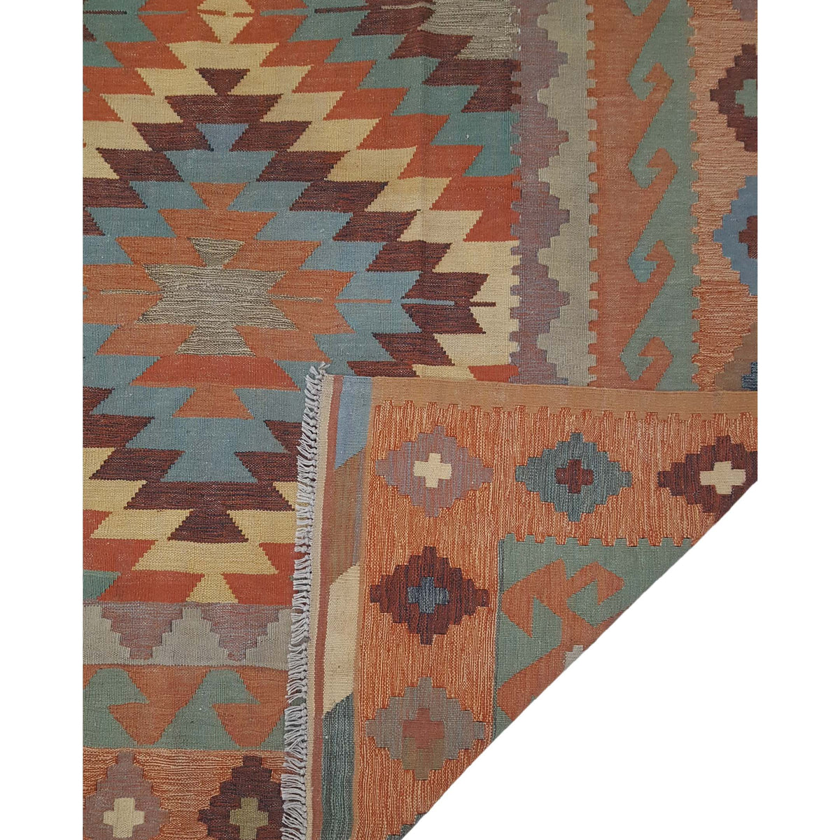 Aura Kilim 17174 Multi Multi Kilim Hand Woven Rug