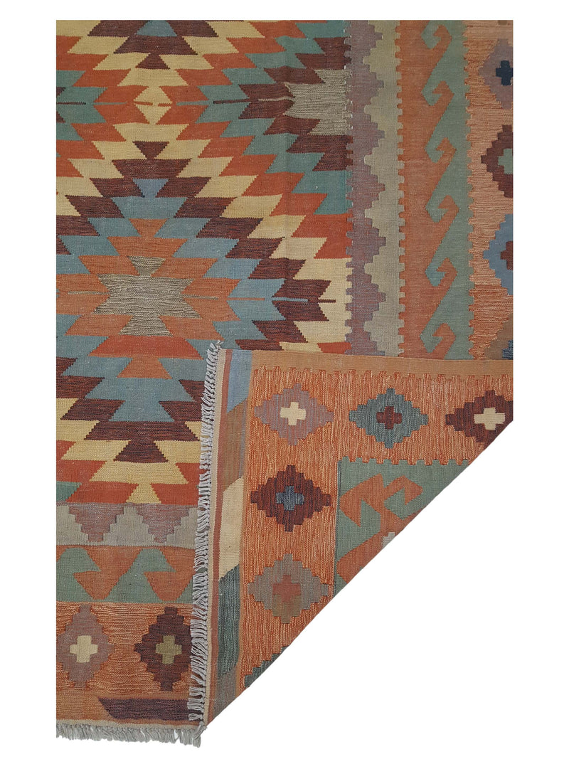 Aura Kilim 17174 Multi Multi Kilim Hand Woven Rug