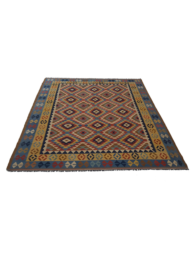 Aura Kilim 17181 Multi Multi Kilim Hand Woven Rug