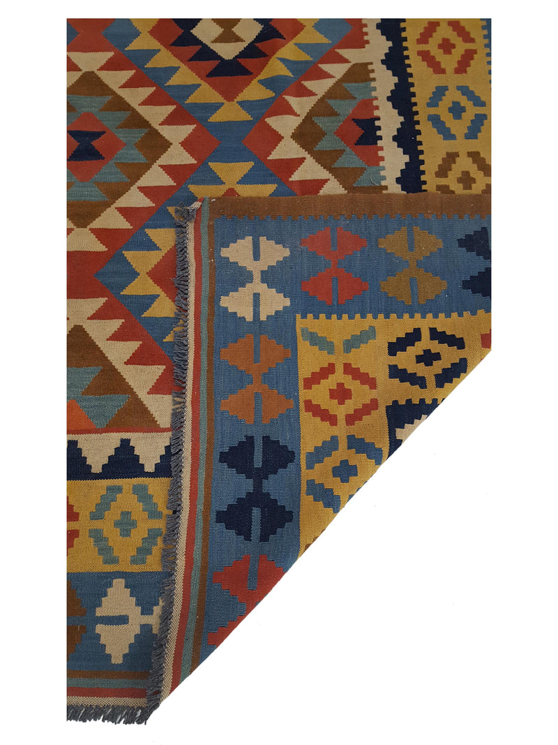 Aura Kilim 17181 Multi Multi Kilim Hand Woven Rug