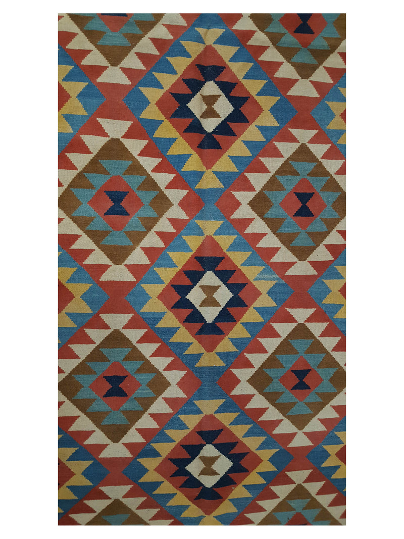 Aura Kilim 17181 Multi Multi Kilim Hand Woven Rug